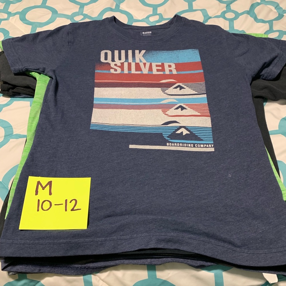 Boys Quick Silver Shirt Size 10-12